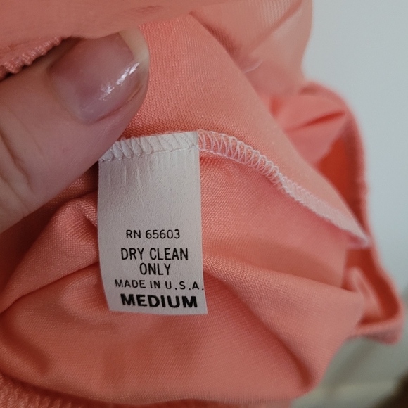 Couture Pageant Gold Peach Sequined Lace Dance Dress Size Medium Girls - Picture 11 of 11